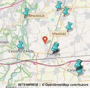 Mappa Via Geromina, 24047 Treviglio BG, Italia (5.06571)