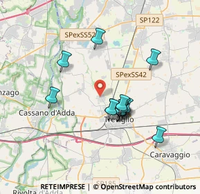 Mappa Via Geromina, 24047 Treviglio BG, Italia (3.00923)