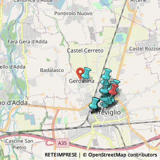 Mappa Via Geromina, 24047 Treviglio BG, Italia (1.7505)