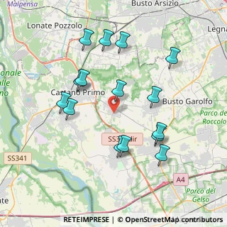 Mappa SP per Cuggiono, 20010 Buscate MI, Italia (3.83467)