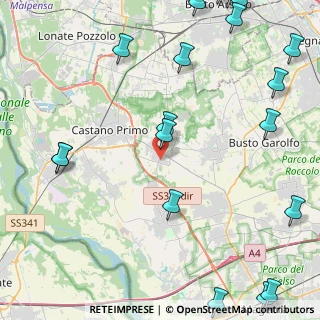 Mappa SP per Cuggiono, 20010 Buscate MI, Italia (6.7545)