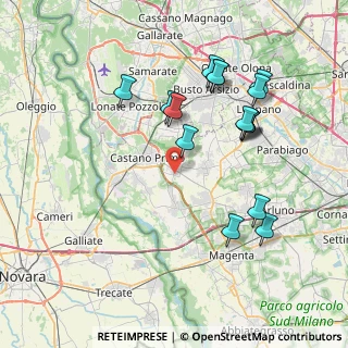 Mappa SP per Cuggiono, 20010 Buscate MI, Italia (7.845)