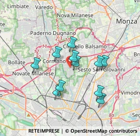 Mappa Via del Molino, 20091 Bresso MI, Italia (2.92727)