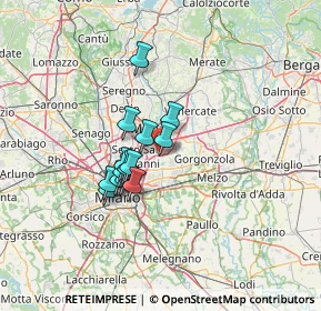 Mappa Via Cava Rossa, 20093 Cologno Monzese MI, Italia (9.44714)