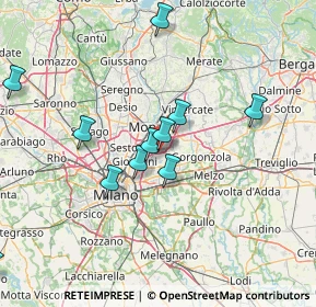 Mappa Via Cava Rossa, 20093 Cologno Monzese MI, Italia (17.23)