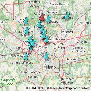 Mappa Via Trento, 20032 Cormano MI, Italia (6.67294)