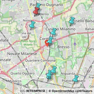 Mappa Via Trento, 20032 Cormano MI, Italia (2.57909)