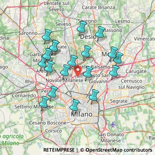 Mappa Via Don Abbondio, 20032 Cormano MI, Italia (7.15632)