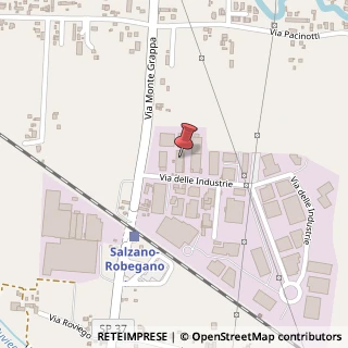 Mappa Via delle Industrie, 9, 30030 Salzano, Venezia (Veneto)