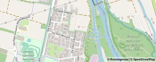 Mappa Cassano d'Adda