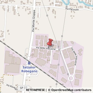Mappa Via delle industrie 14, 30030 Salzano, Venezia (Veneto)