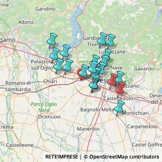 Mappa Via dell'Artigianato, 25039 Travagliato BS, Italia (11.0145)