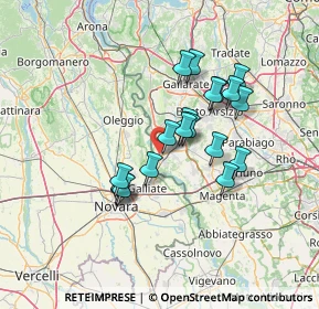 Mappa Via Enrico Fermi, 20029 Turbigo MI, Italia (11.33316)