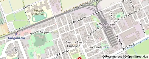 Mappa Gorgonzola