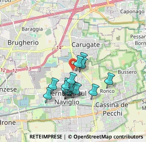 Mappa Via Pasubio, 20063 Cernusco sul Naviglio MI, Italia (1.33125)