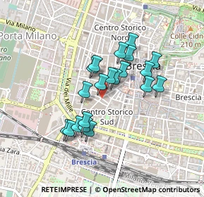 Mappa Vicolo della Speranza, 25122 Brescia BS, Italia (0.349)