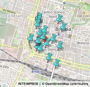 Mappa Vicolo della Speranza, 25122 Brescia BS, Italia (0.317)