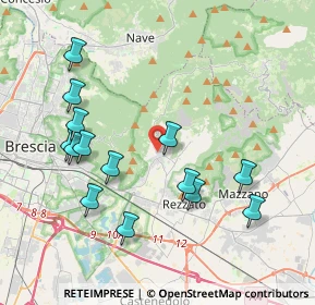 Mappa Via Franzoni, 25082 Botticino BS, Italia (4.08857)
