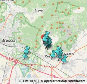 Mappa Via Franzoni, 25082 Botticino BS, Italia (2.43533)