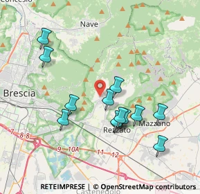Mappa Via Franzoni, 25082 Botticino BS, Italia (3.58154)