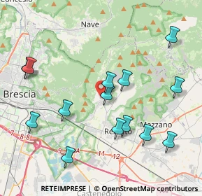 Mappa Via Franzoni, 25082 Botticino BS, Italia (4.33857)