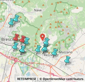 Mappa Via Franzoni, 25082 Botticino BS, Italia (4.15429)