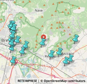 Mappa Via Franzoni, 25082 Botticino BS, Italia (5.3185)