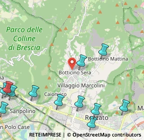 Mappa Via Franzoni, 25082 Botticino BS, Italia (2.96583)