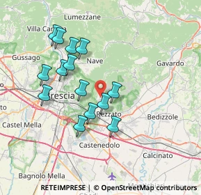 Mappa Via Franzoni, 25082 Botticino BS, Italia (6.65643)