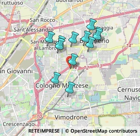 Mappa Via Ovidio, 20093 Cologno Monzese MI, Italia (1.4125)