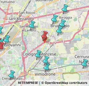 Mappa Via Ovidio, 20093 Cologno Monzese MI, Italia (2.91667)