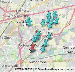 Mappa Via Ovidio, 20093 Cologno Monzese MI, Italia (1.421)