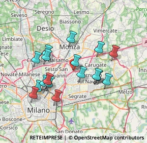 Mappa Via Ovidio, 20093 Cologno Monzese MI, Italia (6.57588)