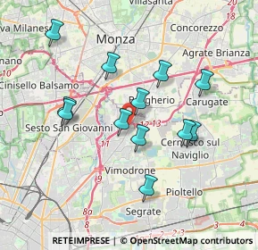 Mappa Via Ovidio, 20093 Cologno Monzese MI, Italia (3.35583)