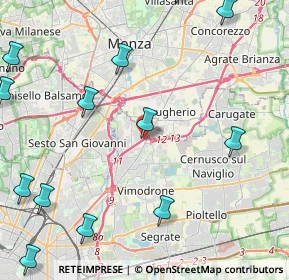 Mappa Via Ovidio, 20093 Cologno Monzese MI, Italia (6.53625)