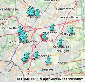 Mappa Via Ovidio, 20093 Cologno Monzese MI, Italia (4.073)