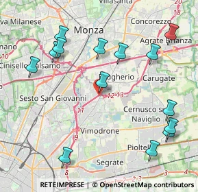 Mappa Via Ovidio, 20093 Cologno Monzese MI, Italia (4.84071)