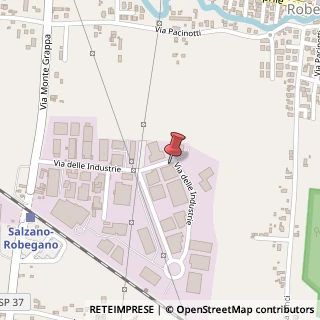 Mappa Via delle Industrie, 28, 30030 Salzano, Venezia (Veneto)