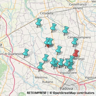 Mappa Via Luigi, 35016 Piazzola sul Brenta PD, Italia (7.31778)