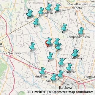 Mappa Via Luigi, 35016 Piazzola sul Brenta PD, Italia (9.2365)
