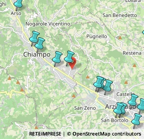 Mappa Via Giacomo Puccini, 36072 Chiampo VI, Italia (2.87214)