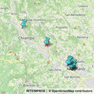 Mappa Via Giacomo Puccini, 36072 Chiampo VI, Italia (2.63545)