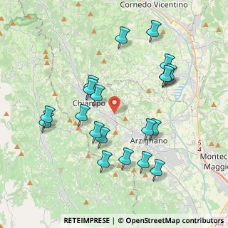Mappa Via Giacomo Puccini, 36072 Chiampo VI, Italia (4.004)