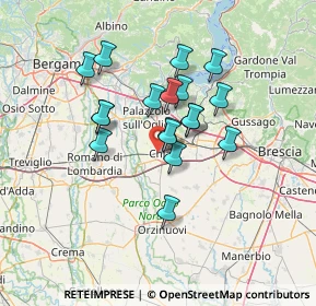 Mappa Viale Guglielmo Zanini, 25032 Chiari BS, Italia (10.71778)