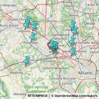 Mappa Via Carroccio, 20017 Rho MI, Italia (6.72)