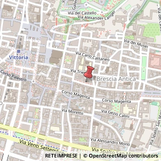 Mappa Via Tosio, 11, 25121 Brescia, Brescia (Lombardia)