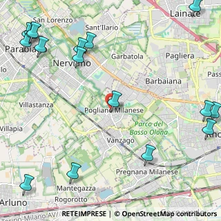Mappa Via Roma, 20005 Pogliano Milanese MI, Italia (3.35059)