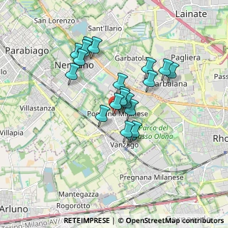 Mappa Via Roma, 20005 Pogliano Milanese MI, Italia (1.385)