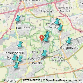 Mappa Via A. Negri, 20060 Bussero MI, Italia (2.3275)
