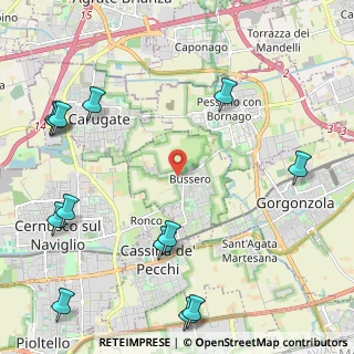 Mappa Via A. Negri, 20060 Bussero MI, Italia (3.02154)